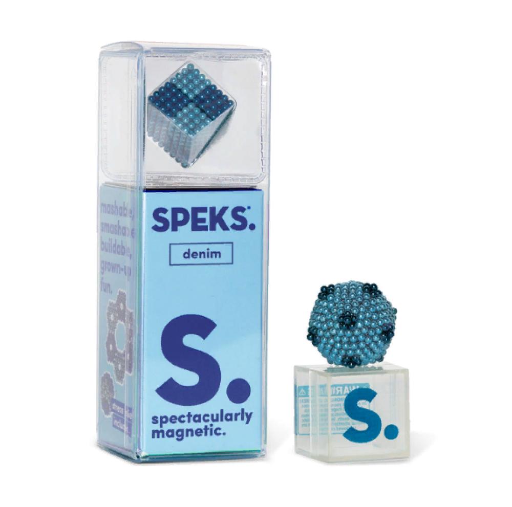 Speks 2 Tones Denim Magnet speks solid blue magnet