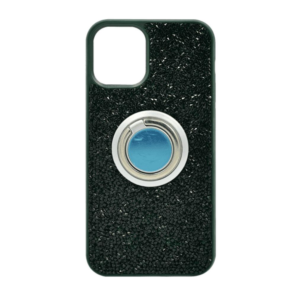 iSAFE Bling Ring Hard Cover, iPhone 12 Mini, Green фотографии