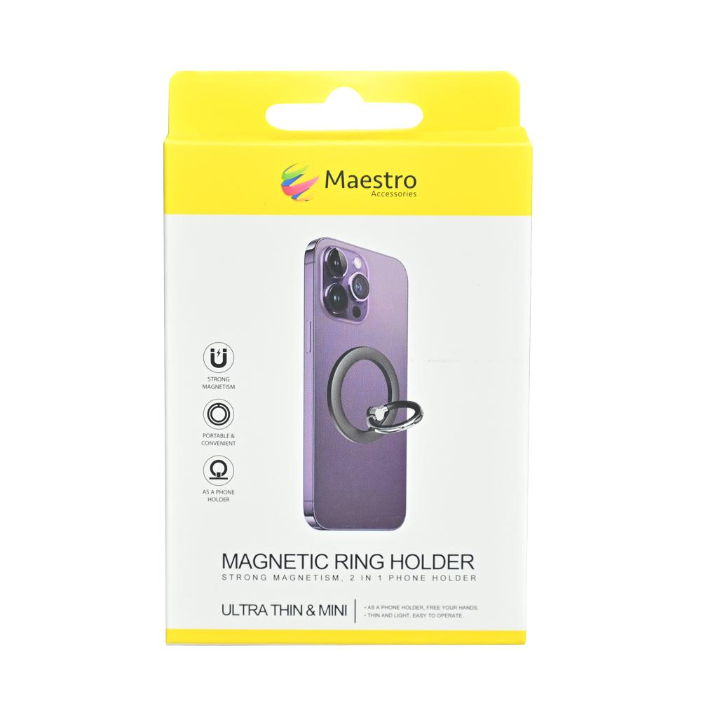 Maestro Magnetic 2 In 1 Ring Holder Blue maestro magnetic 2 in 1 ring holder black