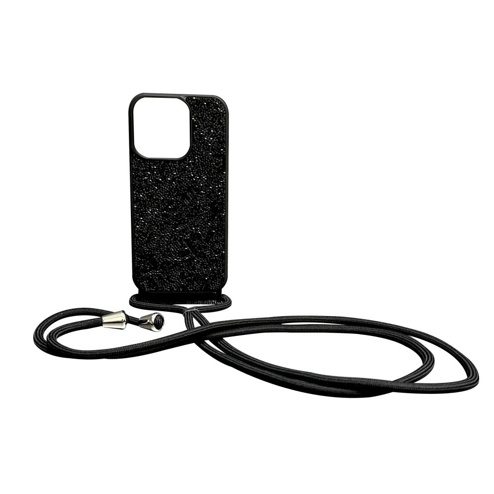 Bling World Rope Hard Cover Iphone 15 Pro Black цена и фото