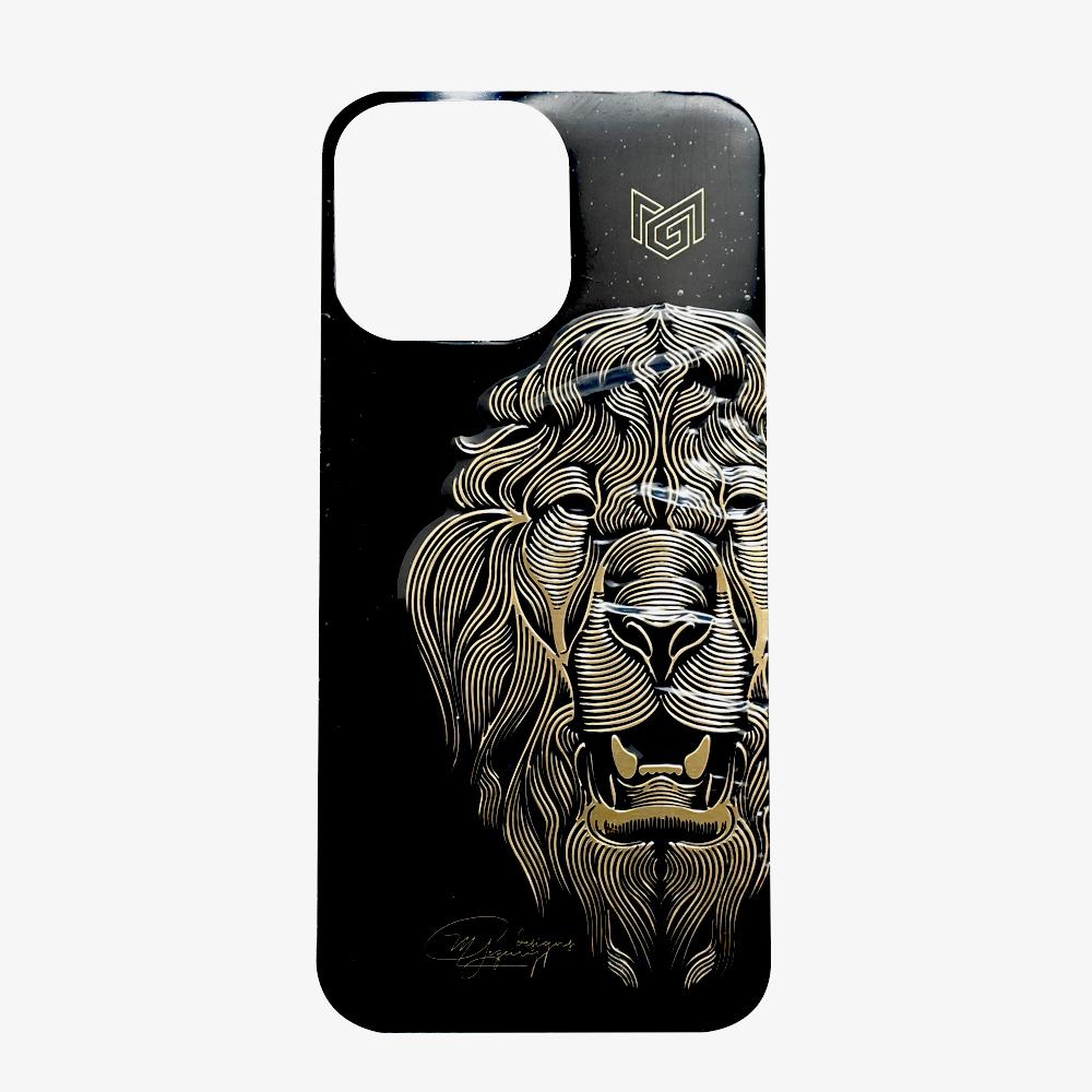 цена Mg Designs Back Sticker Iphone 14 Pro Max Lion Black