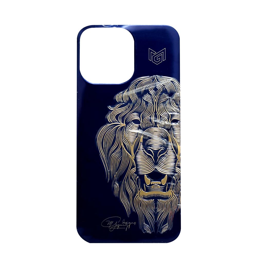 Mg Designs Back Sticker Iphone 14 Pro Max Lion Purple mg designs back sticker iphone 14 pro max lion black