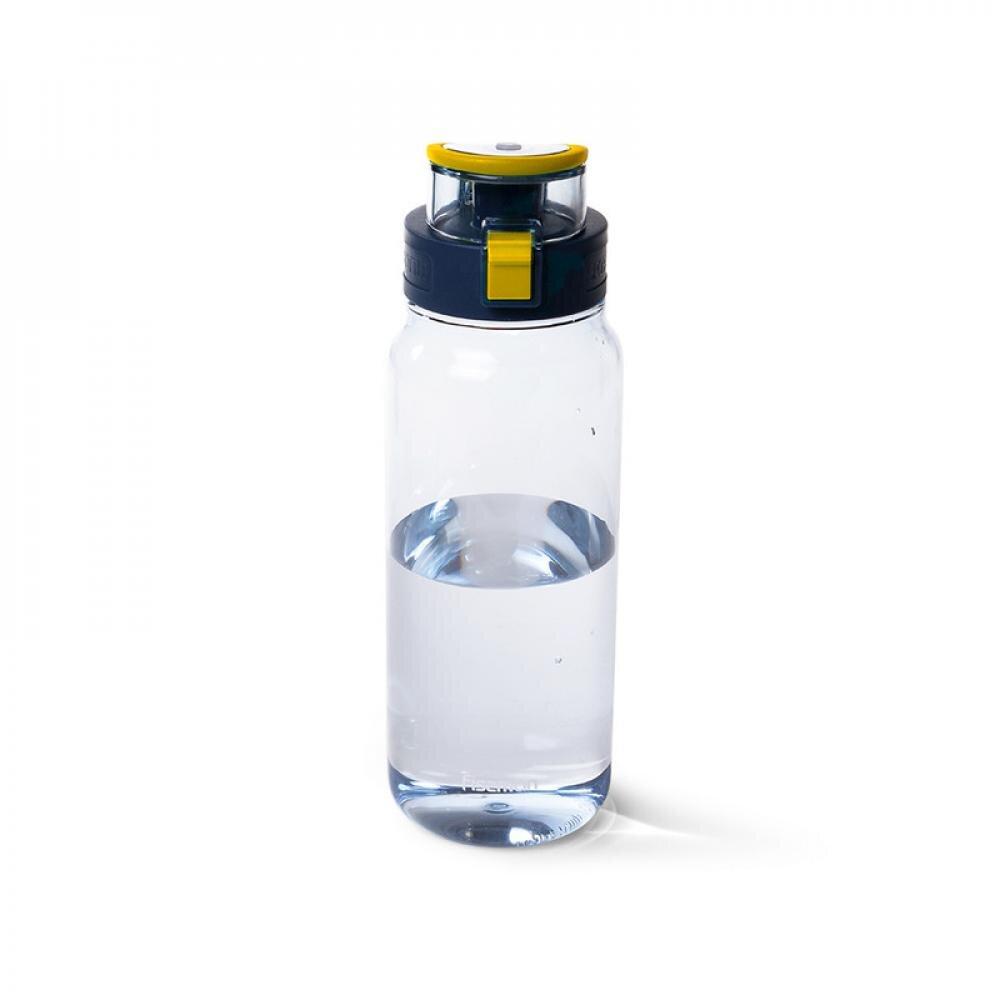 Fissman Water Bottle Plastic 840ml Yellow 1 5l sports water bottle large capacity high temperature resistant transparent plastic cup fitness outdoor eco friendly