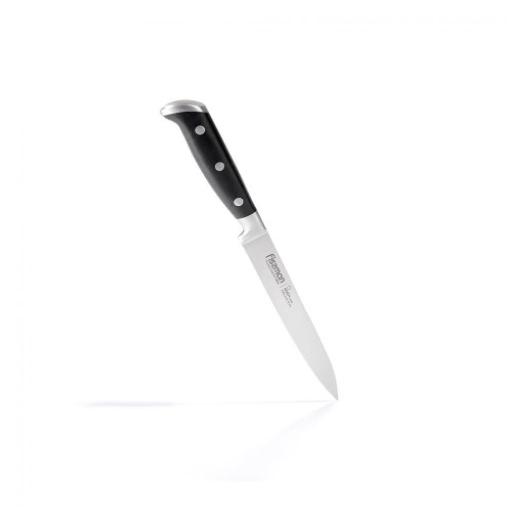 fissman 5 stainless steel utility knife kronung series silver black 13 cm Fissman 6 Utility Knife Koch Series 15 cm (5Cr15MoV Steel)