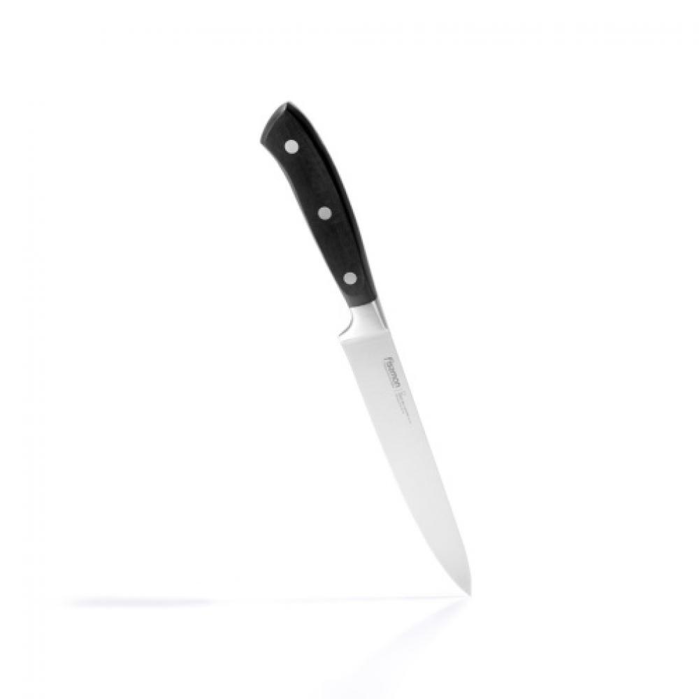 цена Fissman Carving Knife Chef De Cuisine Series Black 8inch (20 cm)