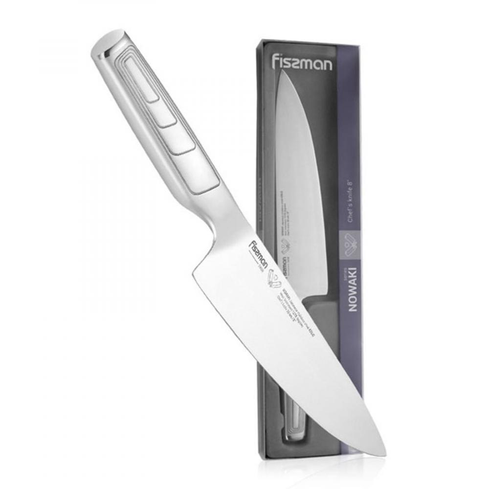 Fissman 8 Chef Knife Nowaki Series Silver (20 cm) fissman 8 carving knife nowaki series silver 20 cm