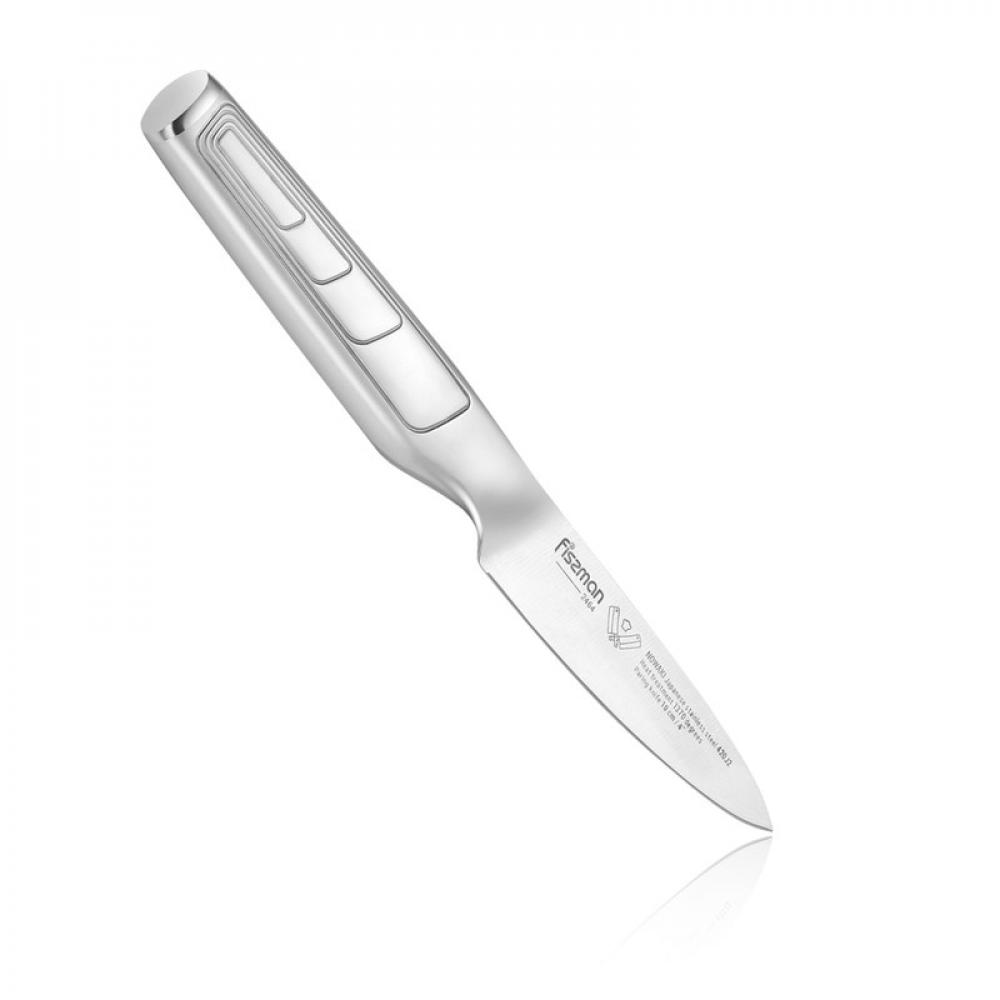 Fissman 4 Paring Knife Silver Nowaki Series (10 cm) gstorm sharp stainless steel and safe vegetable chopper 14 in 1 kitchen professional set