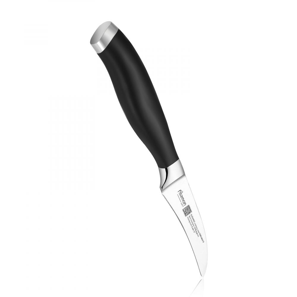 Fissman Vegetable Peeler Elegance Claw Black/Silver 8cm nsulated electrician knife curved blade straight edge plastic handle electrician knife manganese steel stripping knife peeling