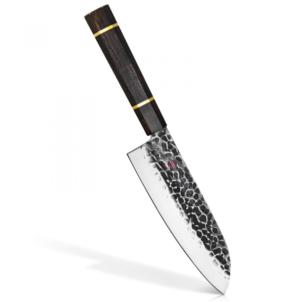 Fissman 7 Santoku Knife SAMURAI BOKUDEN 18 Cm(steel AUS-8) fissman 4 paring knife samurai kojiro 10 cm steel aus 8