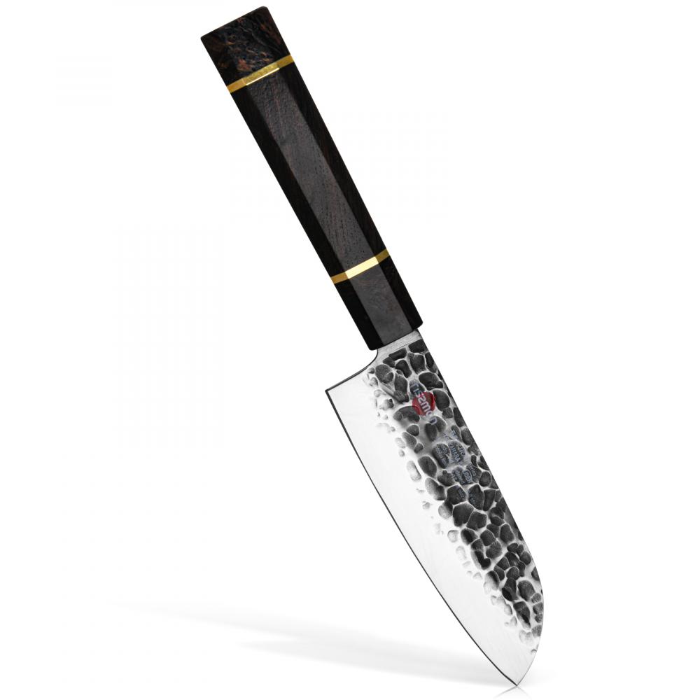 Fissman 6 Santoku Knife SAMURAI BOKUDEN 15 Cm(steel AUS-8) fissman 4 paring knife samurai kojiro 10 cm steel aus 8