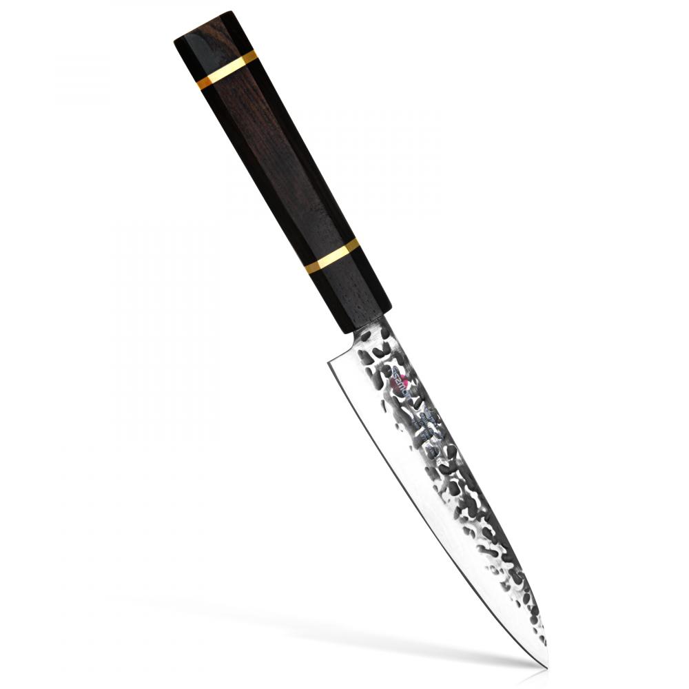 Fissman 5.5 Utility Knife SAMURAI BOKUDEN 14 Cm(steel AUS-8) fissman 4 paring knife samurai kojiro 10 cm steel aus 8