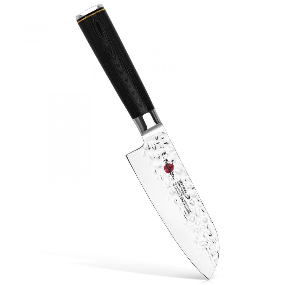 Fissman 5.5 Santoku Knife SAMURAI KOJIRO 14 Cm(steel AUS-8) fissman 7 santoku knife samurai bokuden 18 cm steel aus 8