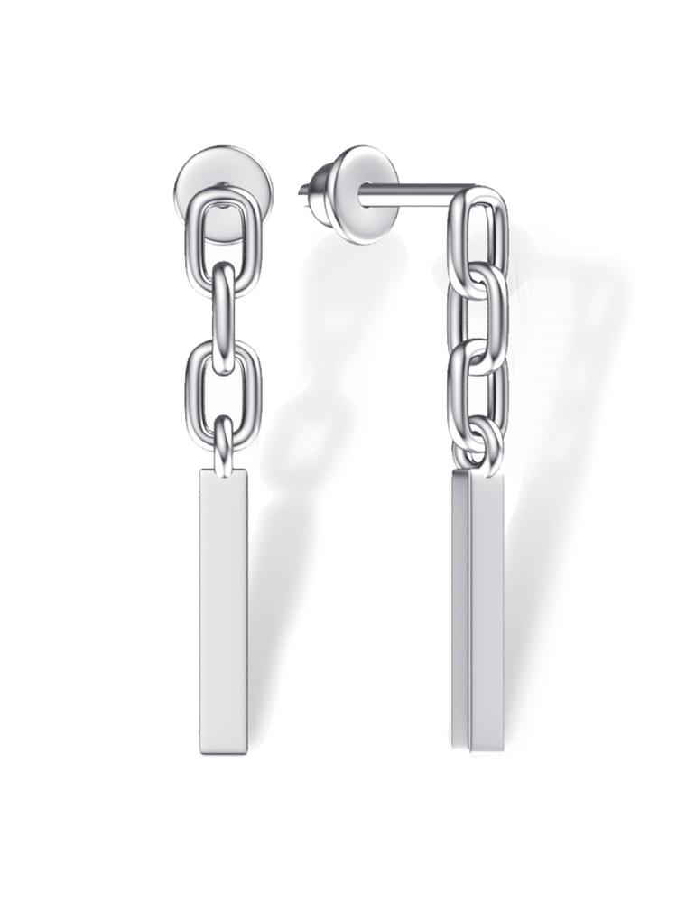 Earring Nun Silver 2024 new 925 sterling silver padlock
