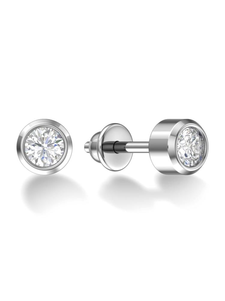 Earring Olla natural pearl earring 925 sterling silver freshwater pearl stud earring fashion earrings for women or girl idea gift
