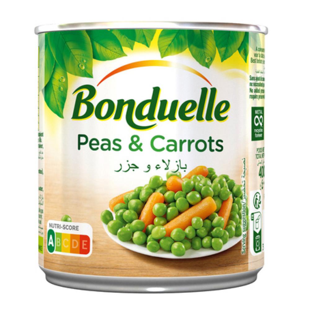 Bonduelle Carrot With Peas 400 g vkusvill kids carrot juice with pulp 250 g