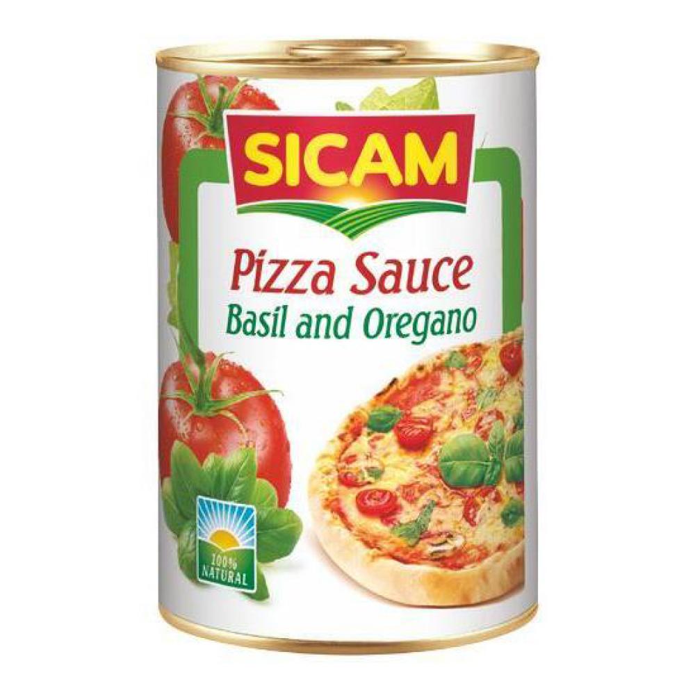 Sicam Pizza Sauce Basil And Oregano 400 g gym now pizza later pizza and chill gym bag shirt