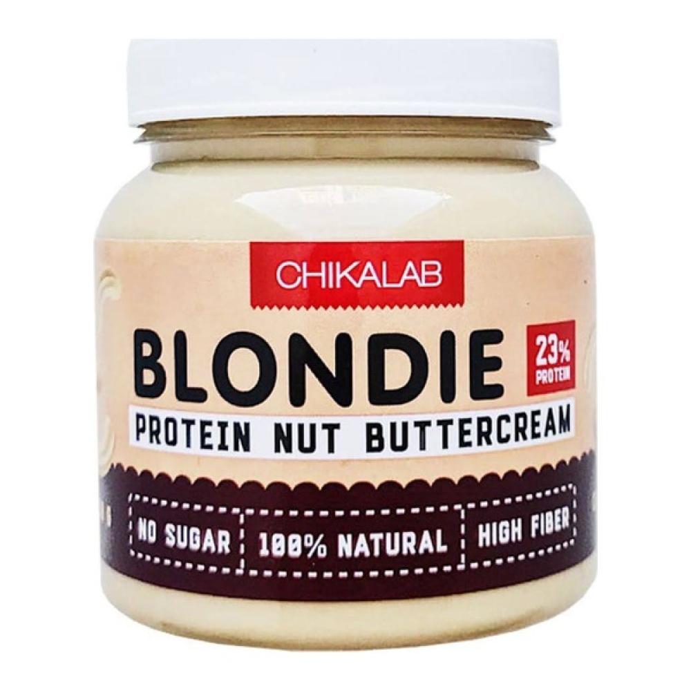 Chikalab Blondie Cashew White Buttercream 250g chikalab protein wafers 12 x 40g chocolate nut