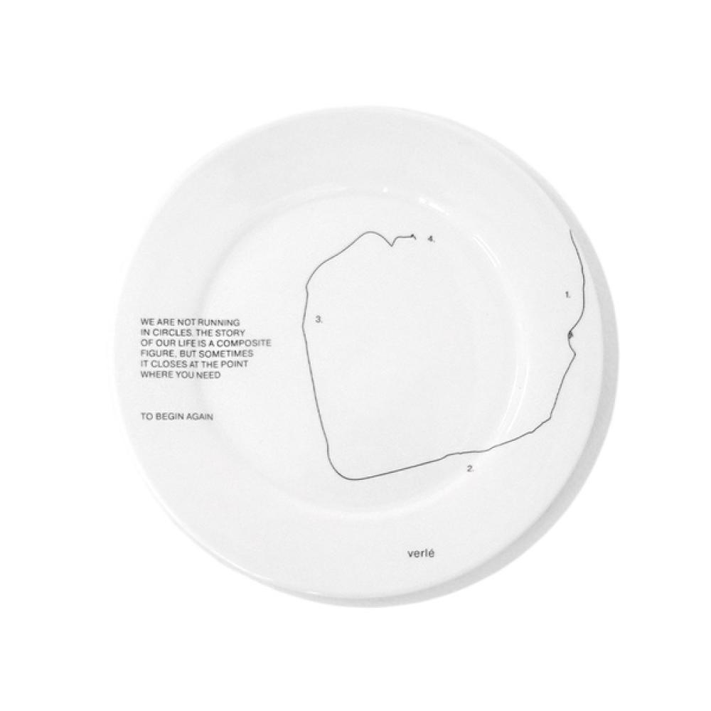 Verle White Plate verle white plate