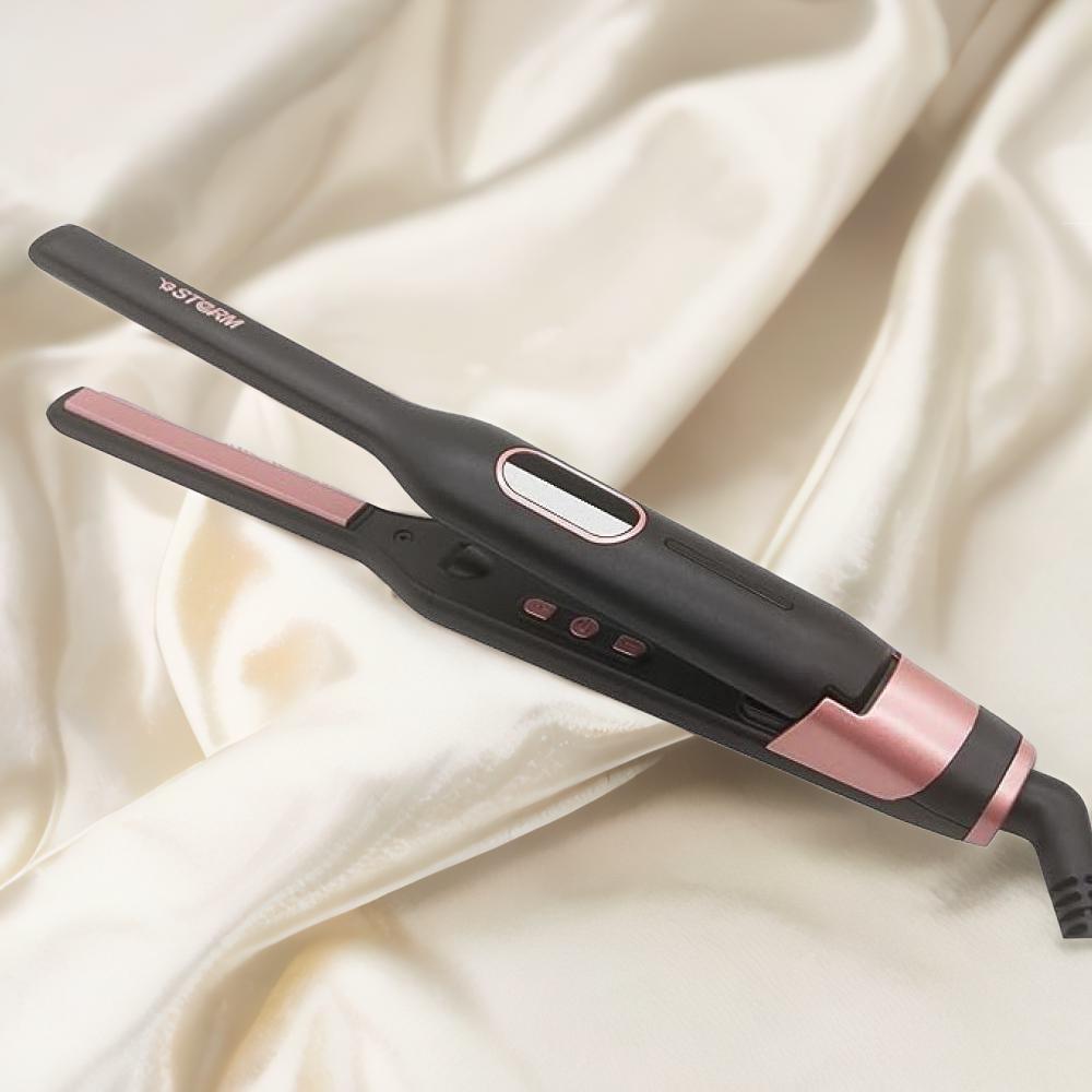 GStorm - 2 in 1 Hair Straightener and Curler Mini Flat Iron Straightening Styling Tools Ceramic Hair Crimper Corrugation Curling Iron market time to chill out