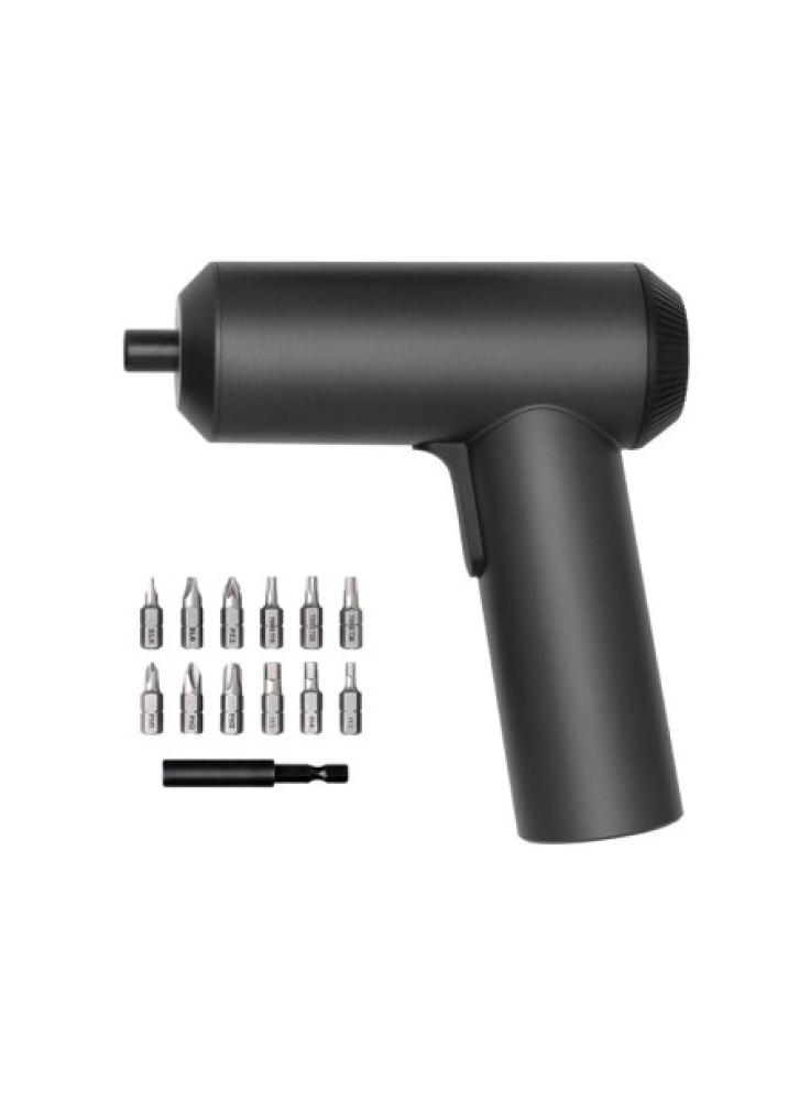 Xiaomi Mi Cordless Screwdriver Automatic Screwdriver High Torque 12 S2 Steel Bits 2000mAh Rechargeable Battery 3.6V - Black household electric screwdriver multifunctional and powerful screwdriver set rechargeable portable cordless electric drill power