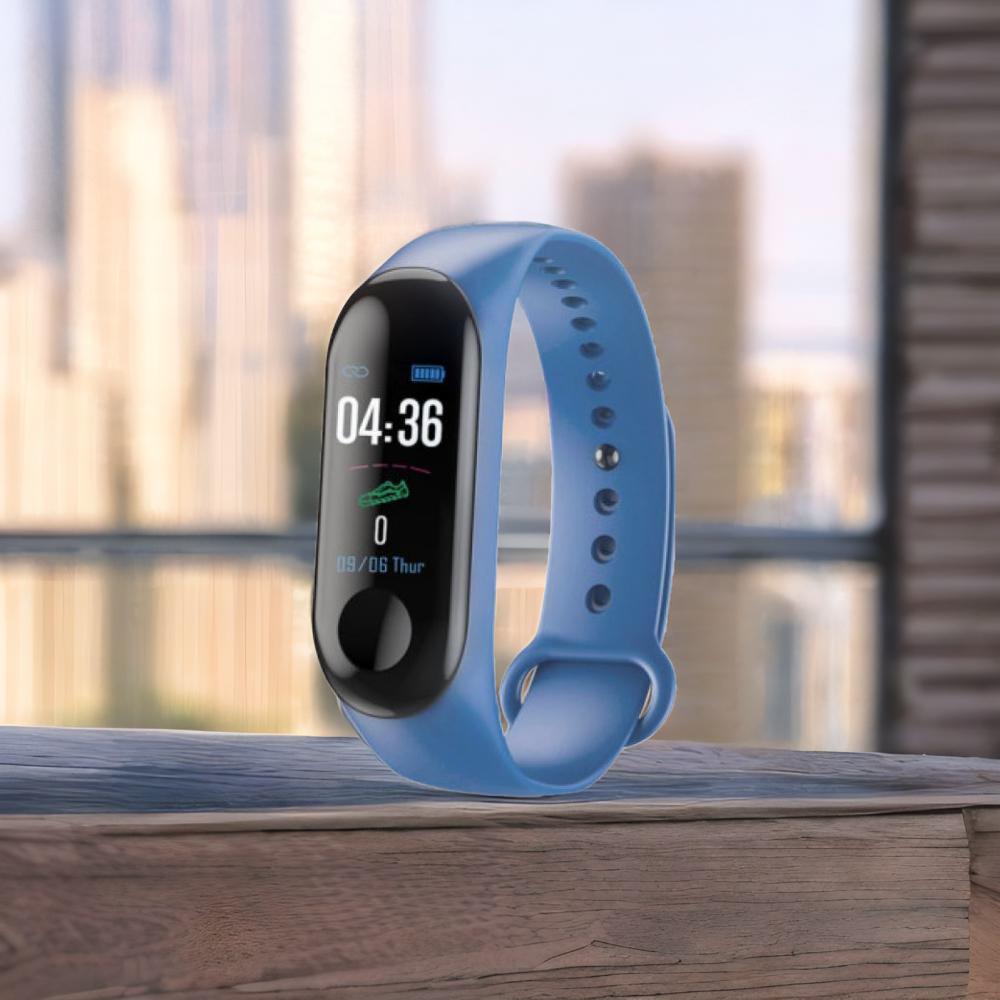 цена Smart Watch for kids M6 With Fitness Tracker - Heart Rate Monitor Waterproof Digital Watch - BLU