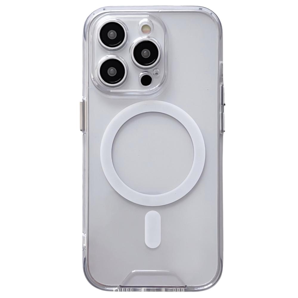 iPhone 15 Pro Max Transparent Phone Case, Compatible with MagSafe, iPhone 15 Pro Max Cover (Transparent)