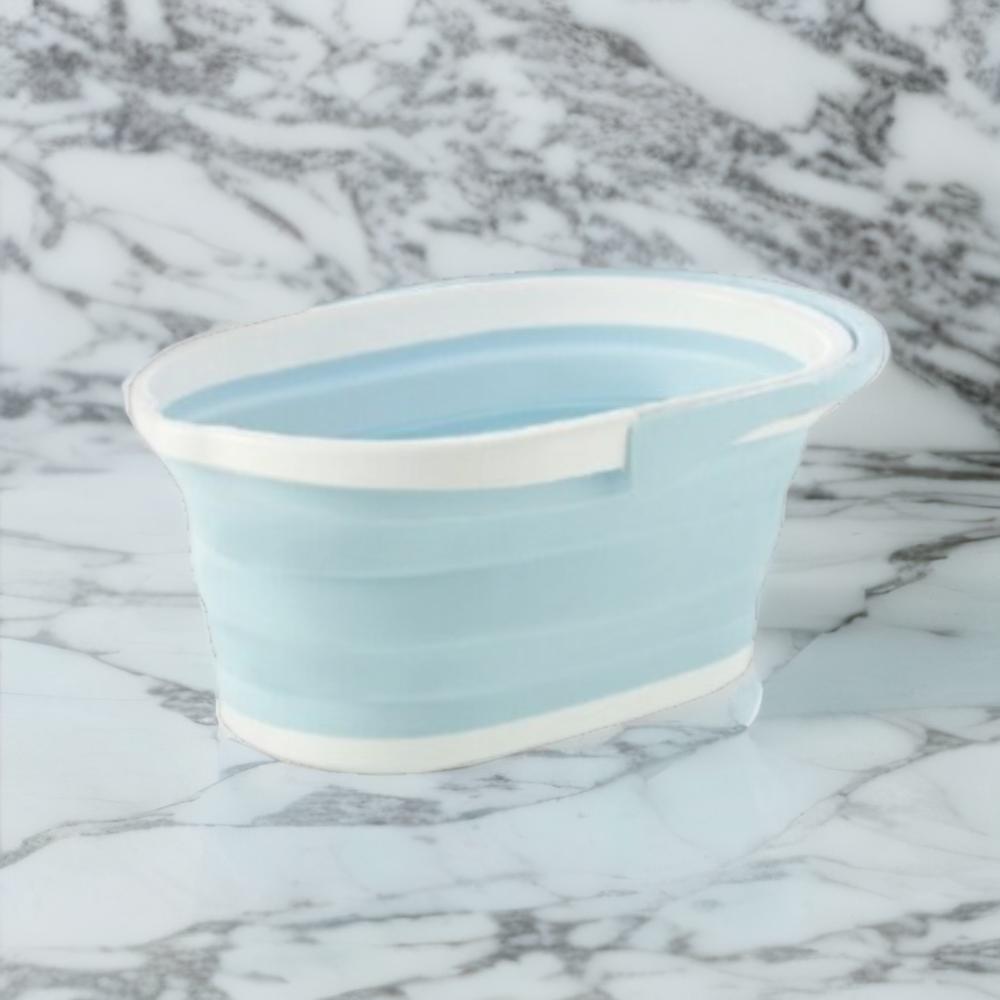 Foldable Bucket Bin - Space-Saving Pop Up Bucket, Great For Outdoor And Cleaning 8l foldable inflatable basin delicate fine workmanship large capacity for bbq outdoor basin inflatable basin