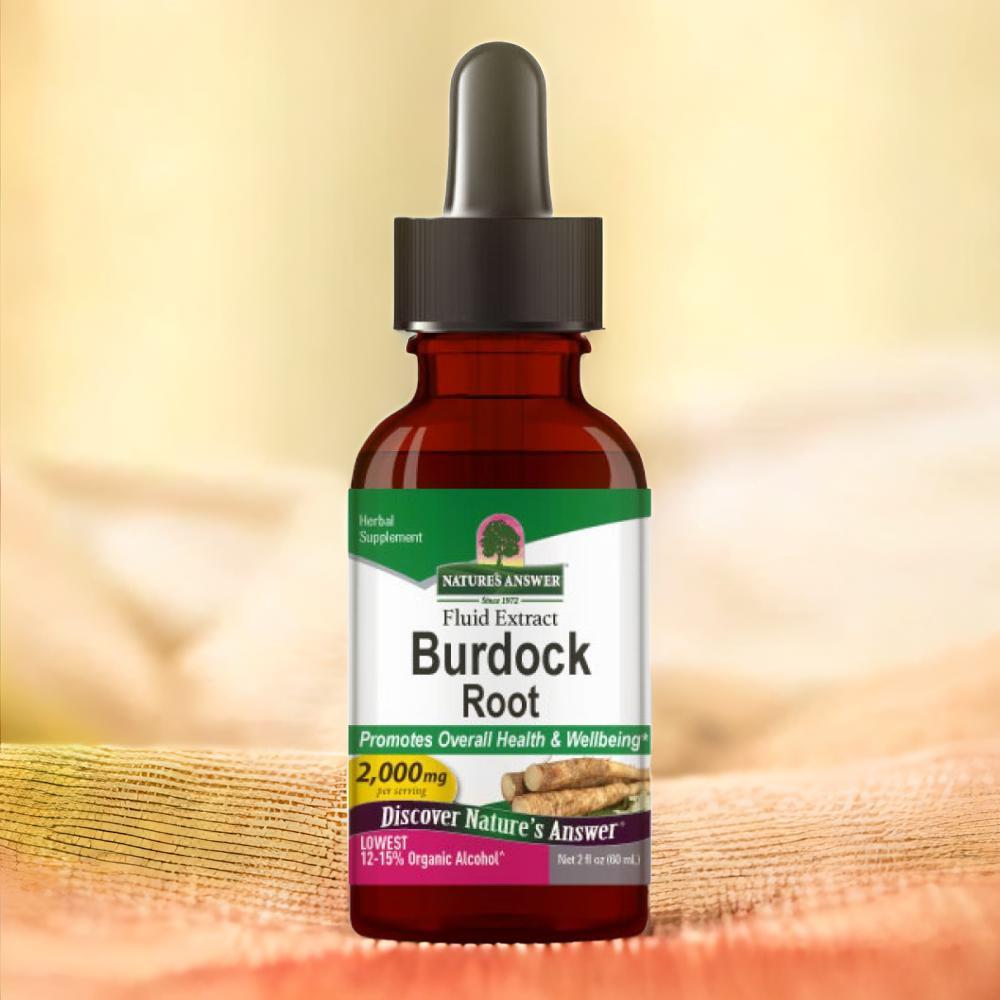 Nature's Answer Burdock Root Drop 30ml aksu vital extract flintstone root juice 500 ml liquid pure natural strong quality nutritious healthy useful special valuable