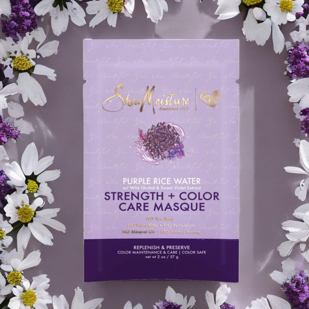SHEA MOISTURE PURPLE RICE WATER STRENGTH COLOR CARE MASQUE 57 G