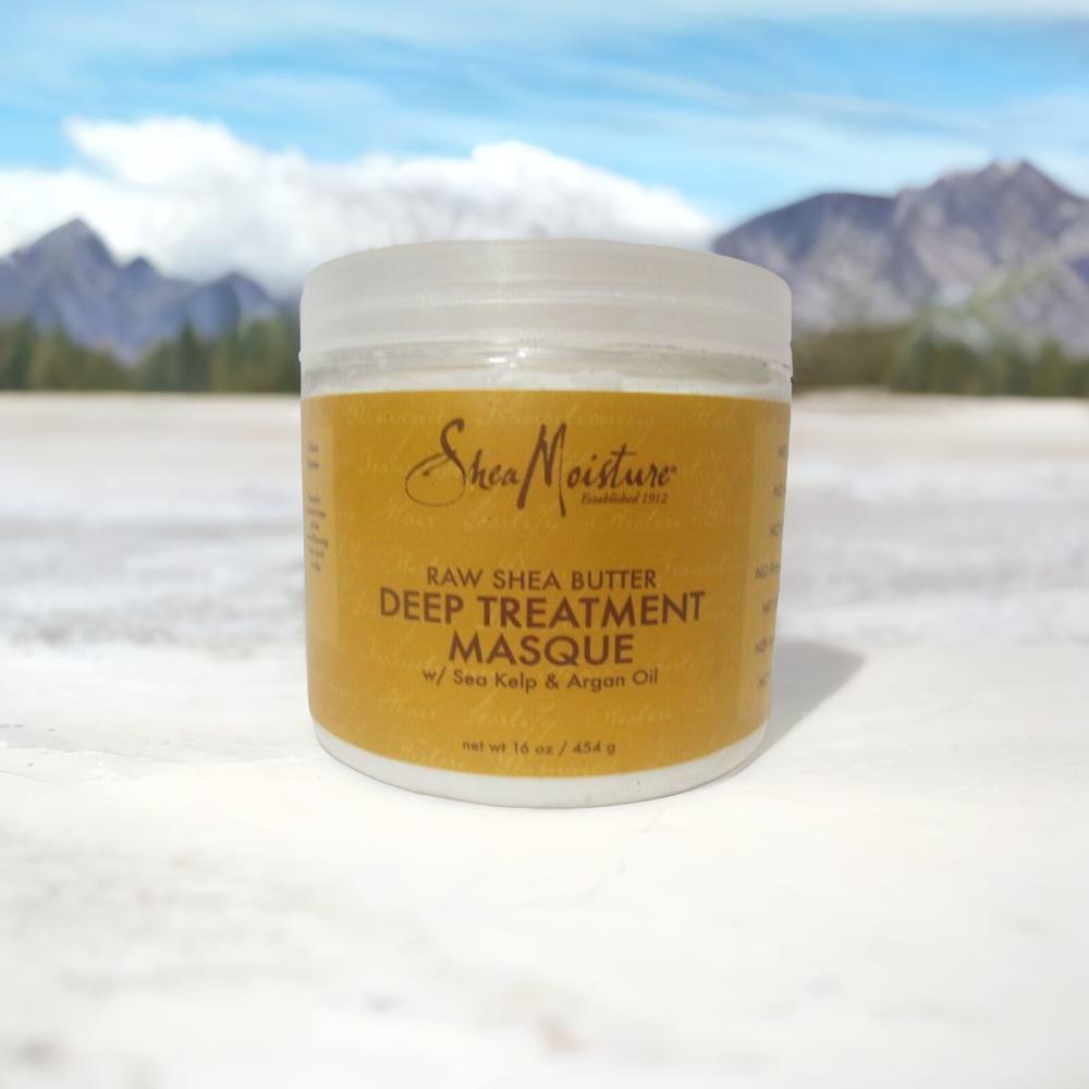 SHEA MOISTURE DEEP TREATMENT MASQUE ARGAN OIL 454 G shea hair masque almond oil and honey 300ml