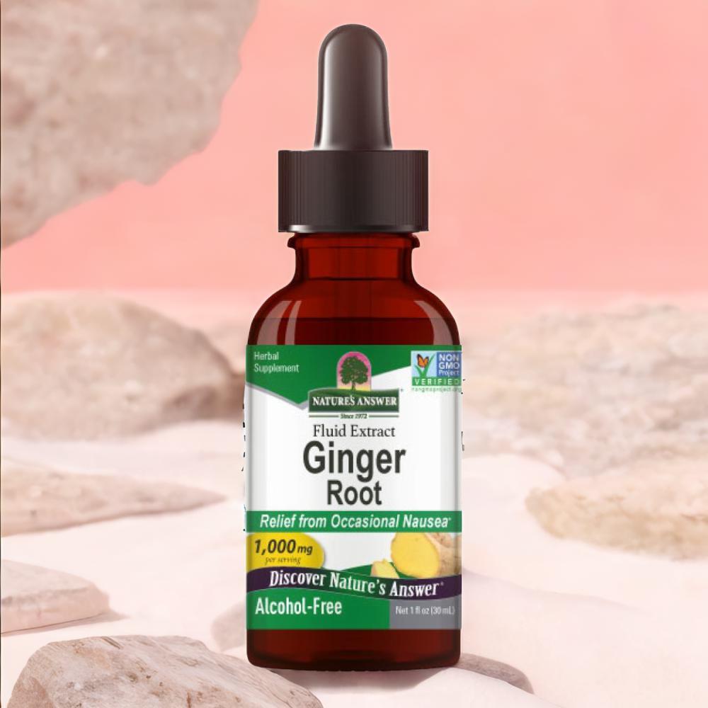 Nature's Answer Ginger Root Drop 30ml koufeng 30ml for hair growth supplement 0 natural free shipping