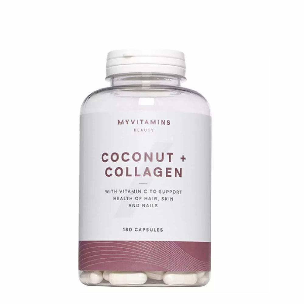 MYVITAMINS Coconut Collagen 180 Capsules myvitamins coconut collagen 180 capsules