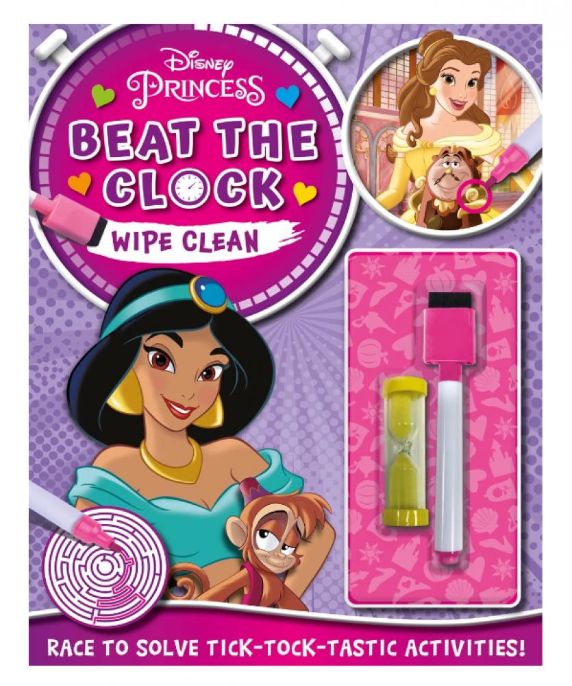 Disney Princess: Beat the Clock Wipe Clean (Timed Activities for Kids)