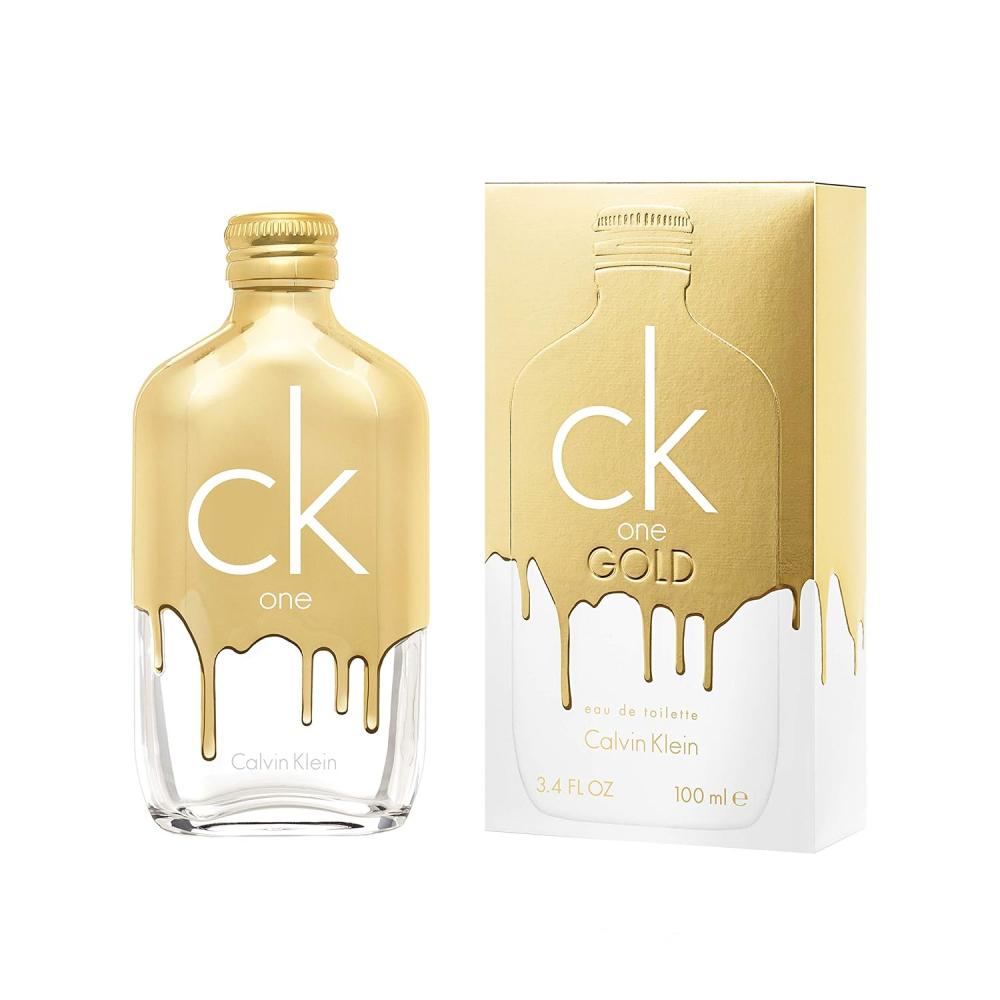 Calvin Klein CK One Gold Eau De Toilette, 100 ml, Unisex благовоние sandal and jasmine mixed