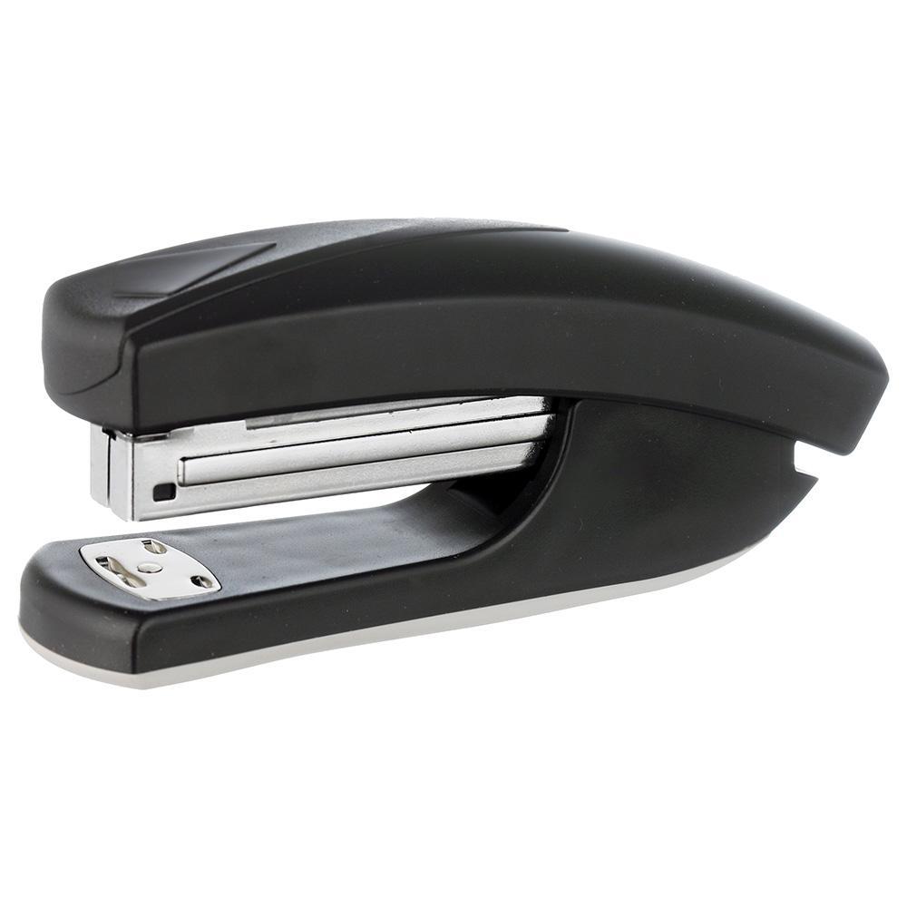 Plastic Stapler - Black macaron color cute cartoon mini stapler key chain student creative stapler convenient key ring pendant
