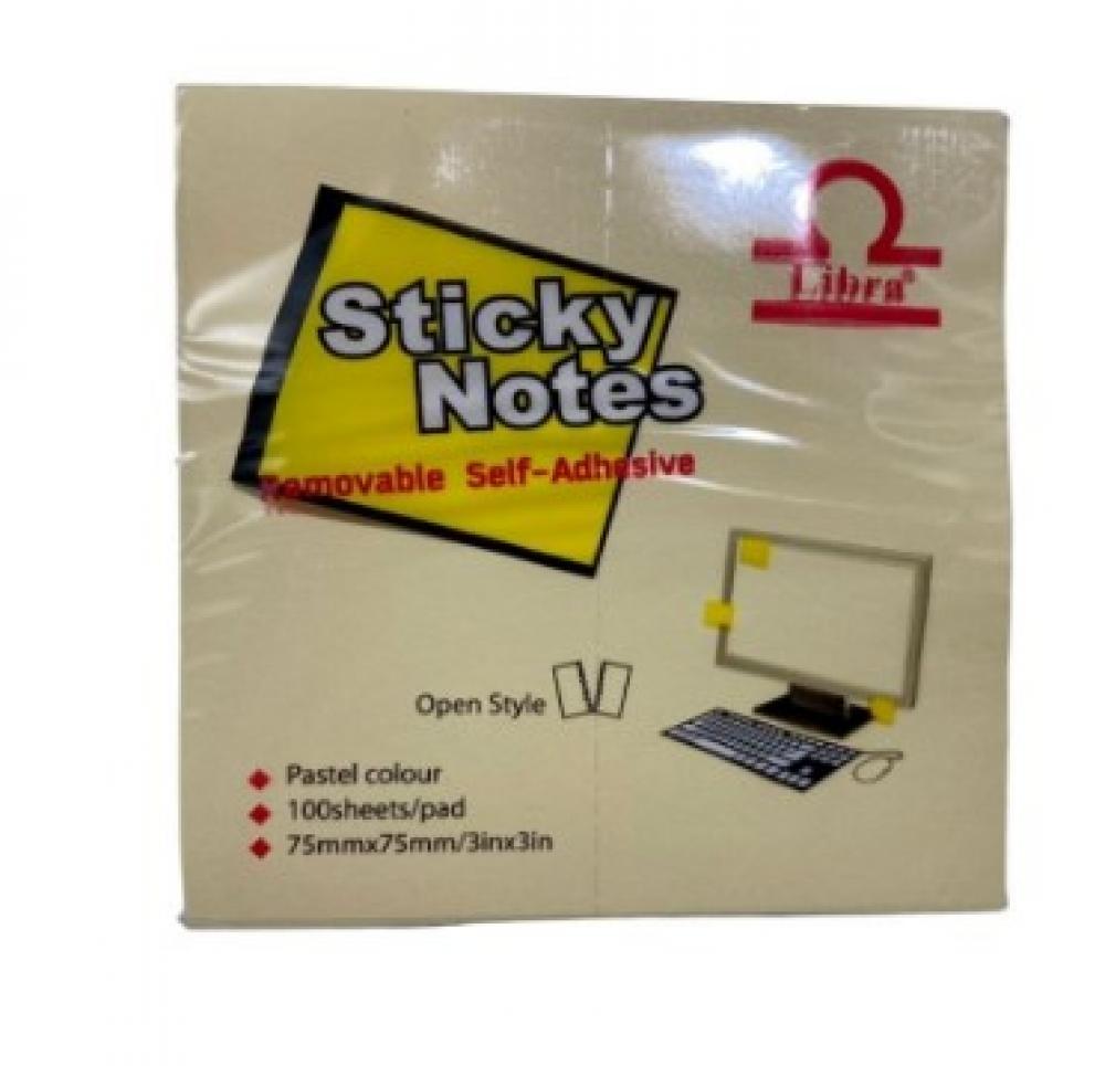Sticky Notes 3x3 inch, 75mmx75mm Self-Stick Notes Canary yellow - 100 Sheet\/Pad 2 Nos self adhesive stick glossy photo paper waterproof series a4 size 50 sheets pack