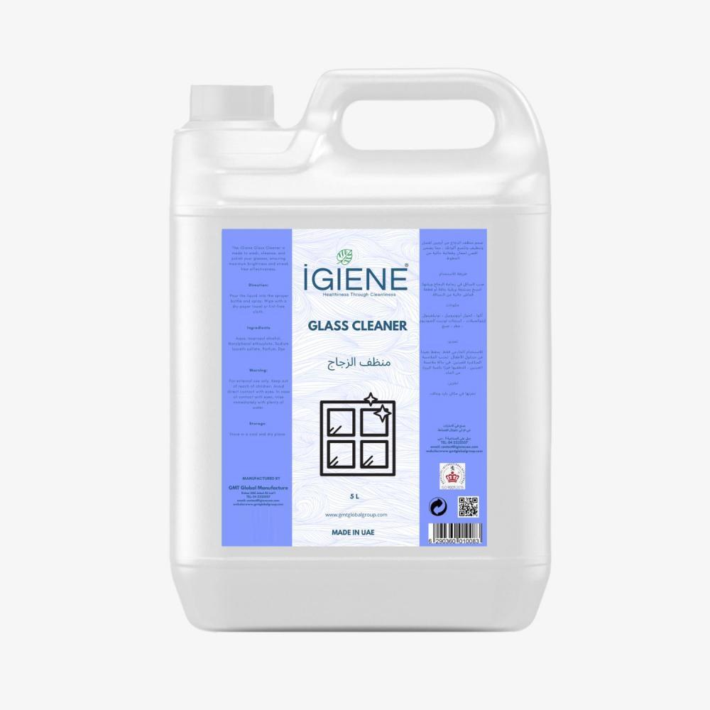 IGIENE Glass Cleaner - 5 L ecolyte premium glass cleaner and surface cleaner 21 9 fl oz 650 ml