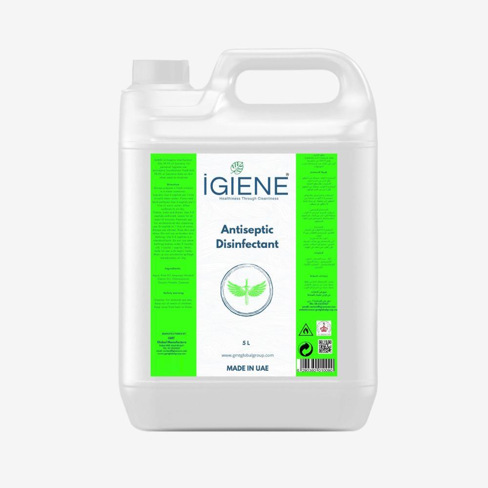 IGIENE Antiseptic Disinfectant - 5 L igiene antiseptic disinfectant 500 ml