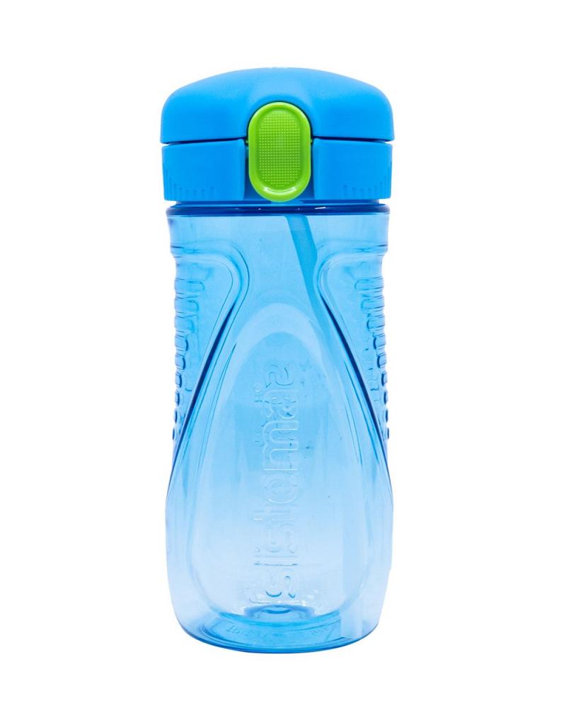 Sistema 520 ml Tritan Quick Flip Water Bottle, Blue water bottle plastic 750ml for kids bpa free non toxic black