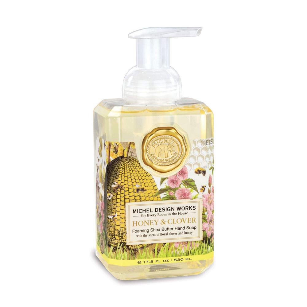 Michel Design Works Honey and Clover Foaming Soap, 530 ml michel design works honey almond home fragrance diffuser