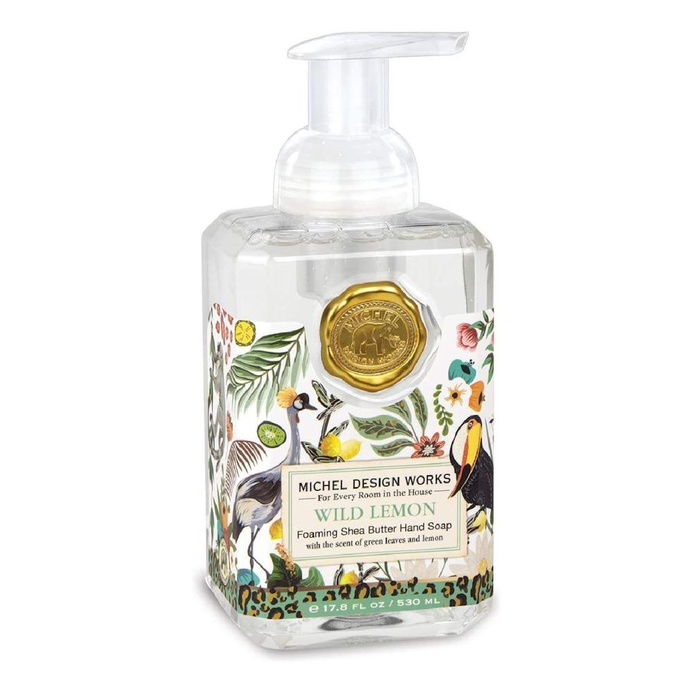 Michel Design Works Wild Lemon Foaming Soap, 530 ml michel design works sweet floral melody foaming soap 530 ml