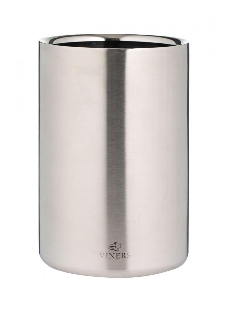 Viners Barware 1.3 Liter Silver Double Wall Wine Cooler