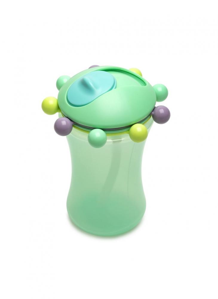 Melii 340ML Abacus Sippy Cup for Kids, Toddlers and Baby, with Removable Food Lid, Mint