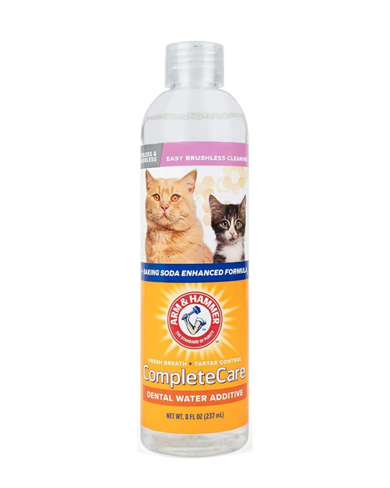 Arm and Hammer Multi Care Dental Rinse for Cats arm and hammer nubbies gator dental toy mint flavor