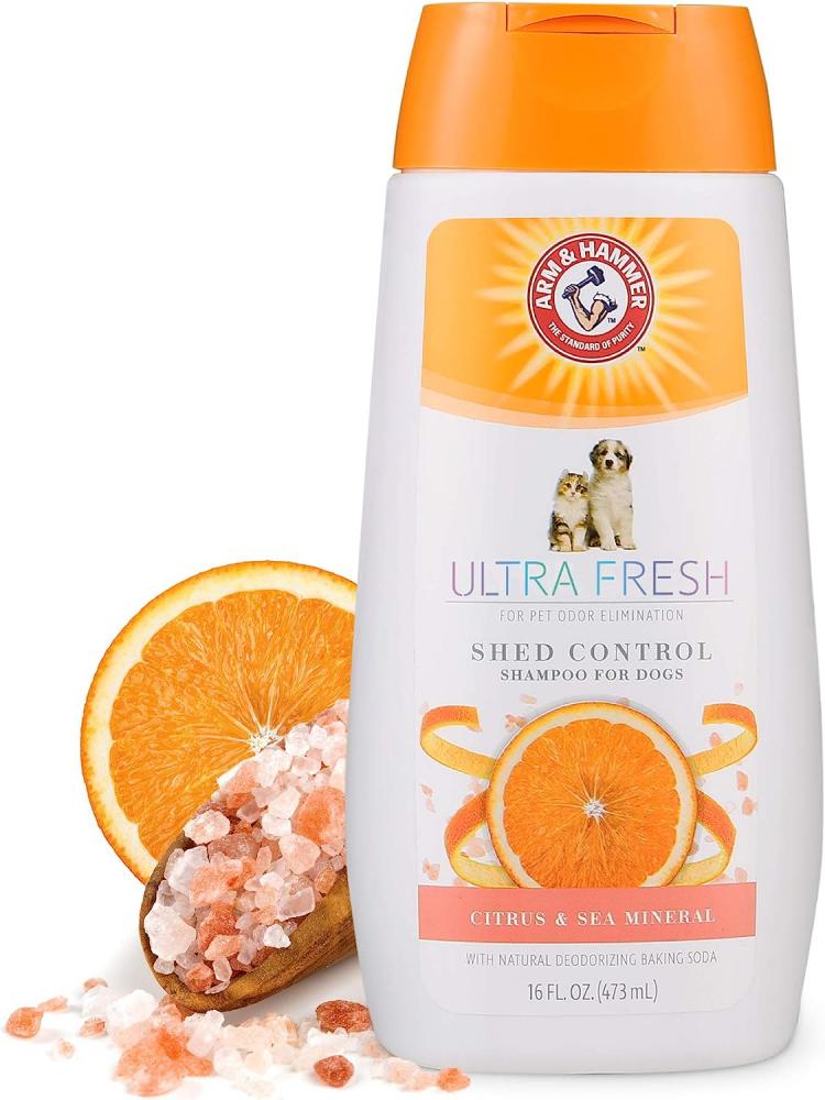 Arm & Hammer Ultra Fresh Shed Control Shampoo arm and hammer pets nubbies orion dog dental toy with baking soda