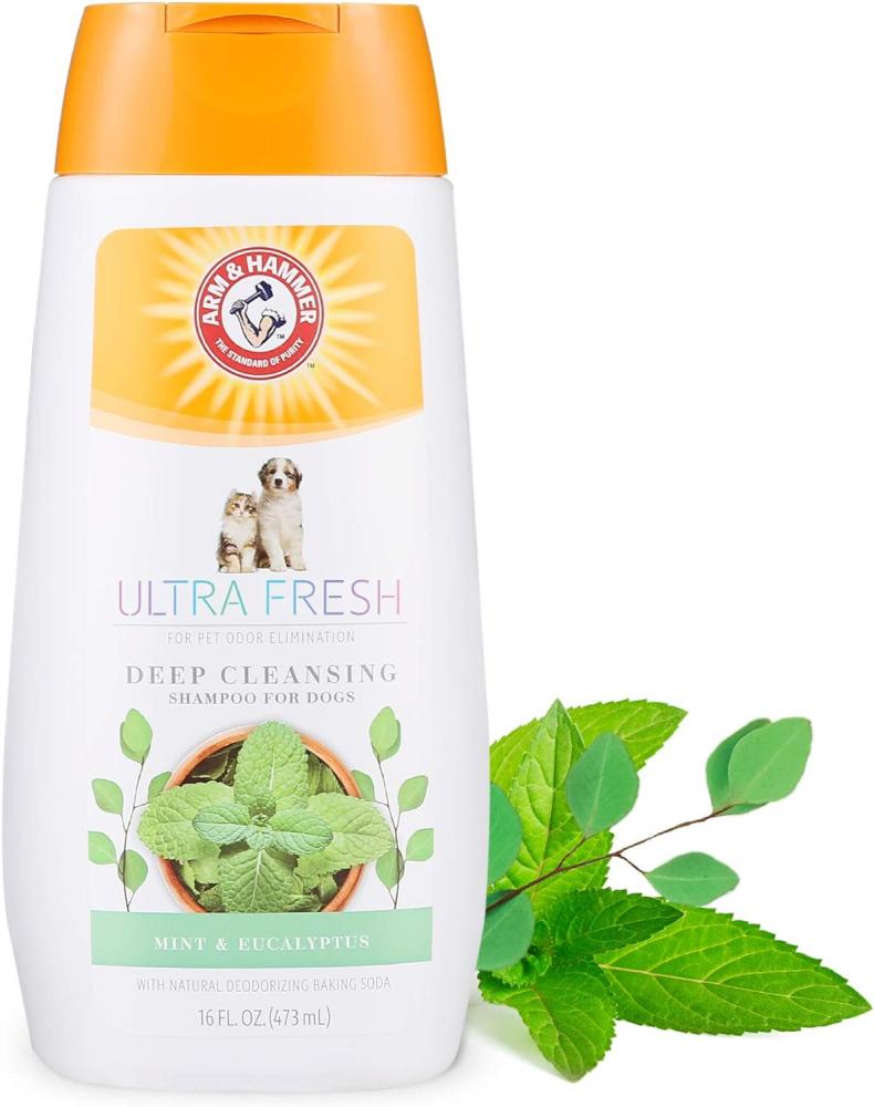 Arm and Hammer Ultra Fresh Deep Cleansing Shampoo with Charcoal and Rosemary arm and hammer super treadz mini gorilla toy for dogs