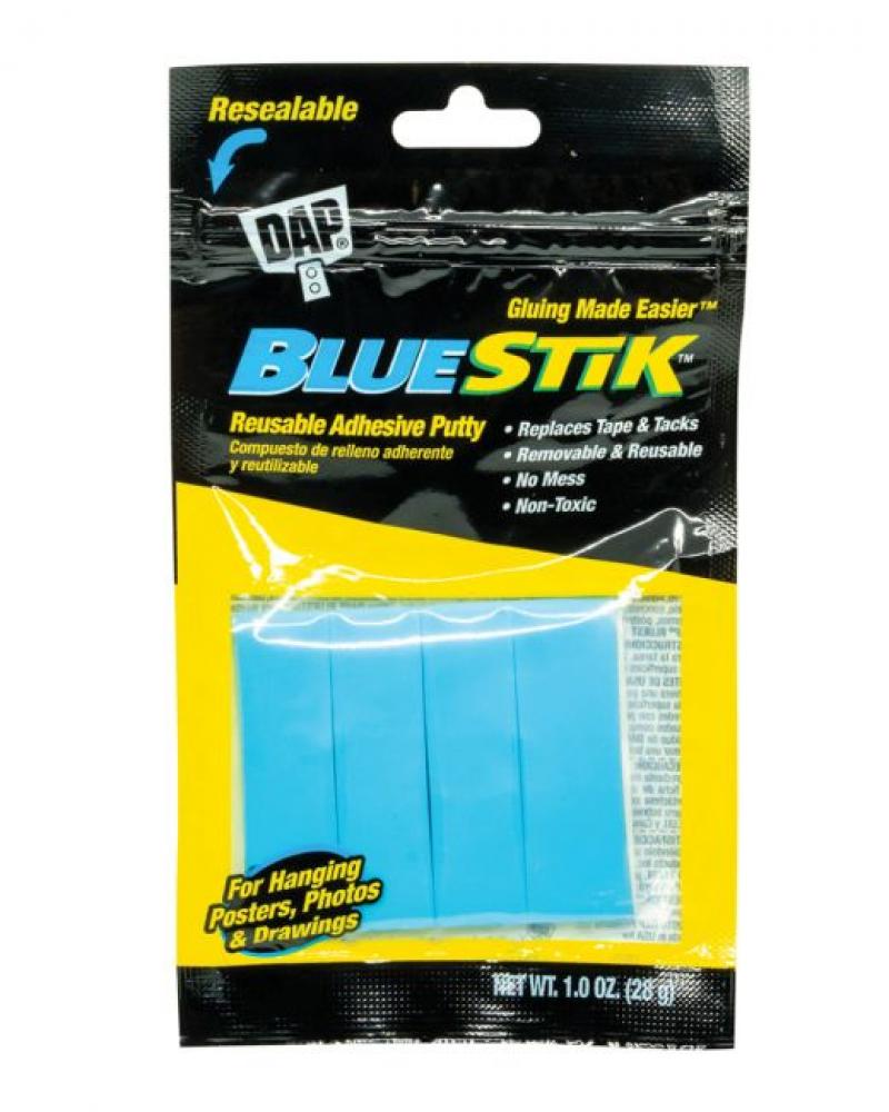 Dap 1 Ounce Bluestick Putty closet accessories non slip adhesive tape hanger silicone grip tape transparent hanger grips strips