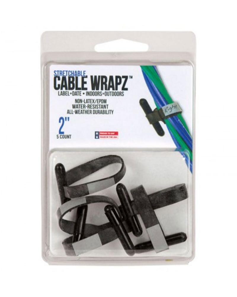 Alliance Gear warpz 2 inch Stretchable Cable Wrap 5 pcs кабель moxa cbl pj21nopen bk 30 locking barrel plug to bare wires cable