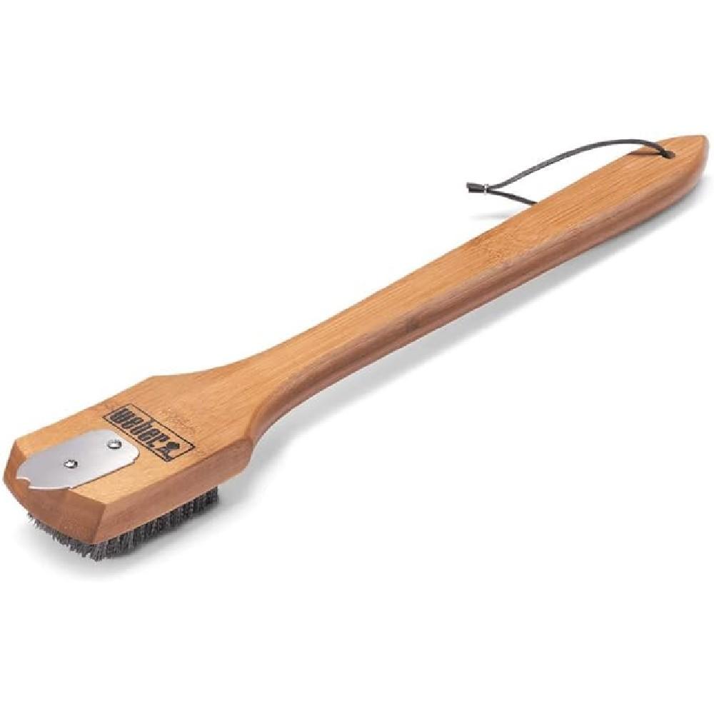 Weber® Bamboo Grill Brush, 45 Cm toothbrush natural bamboo handle bpa free nylon bristles bamboo