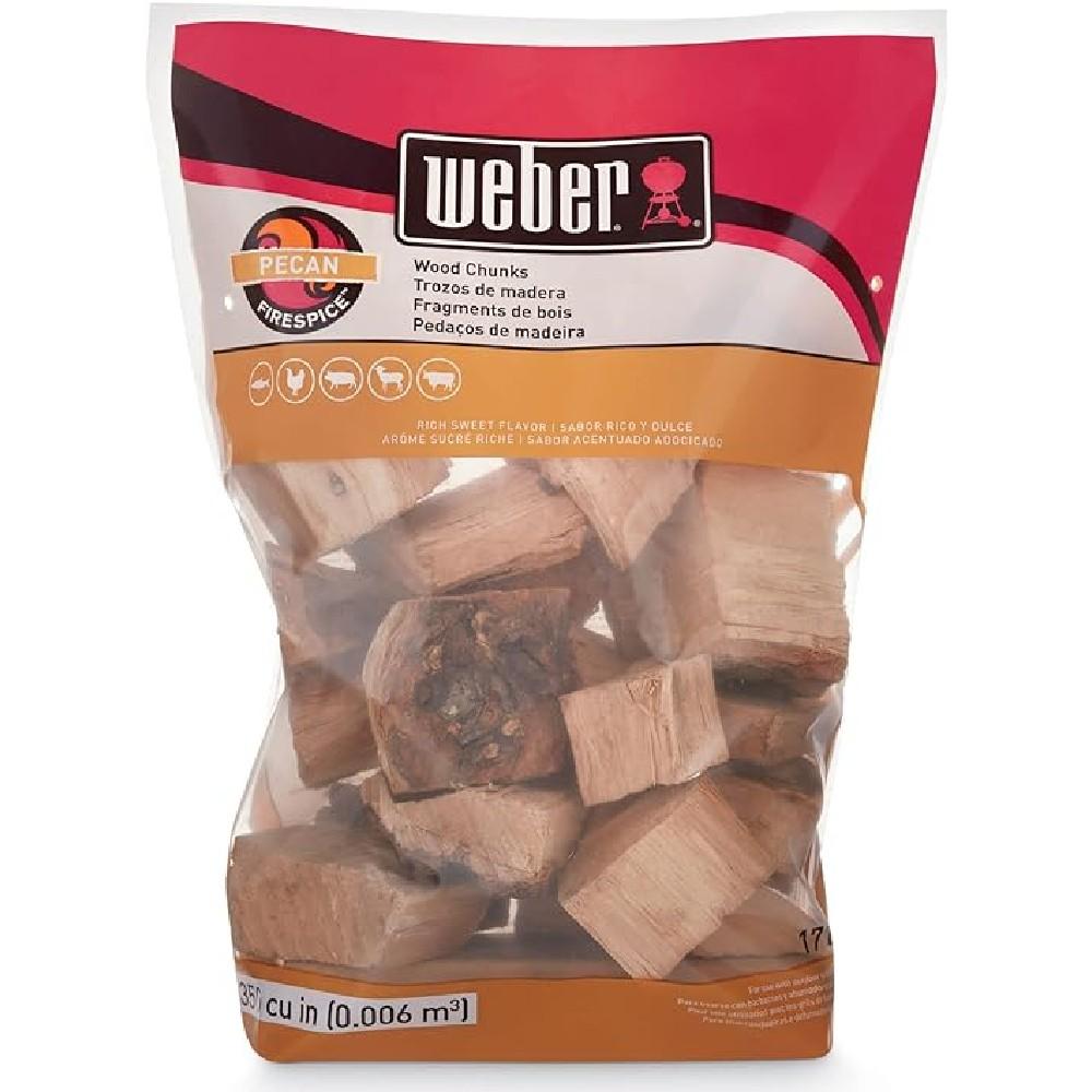 Weber 1.8Kg Pecan Wood Chunks weber seafood wood chips